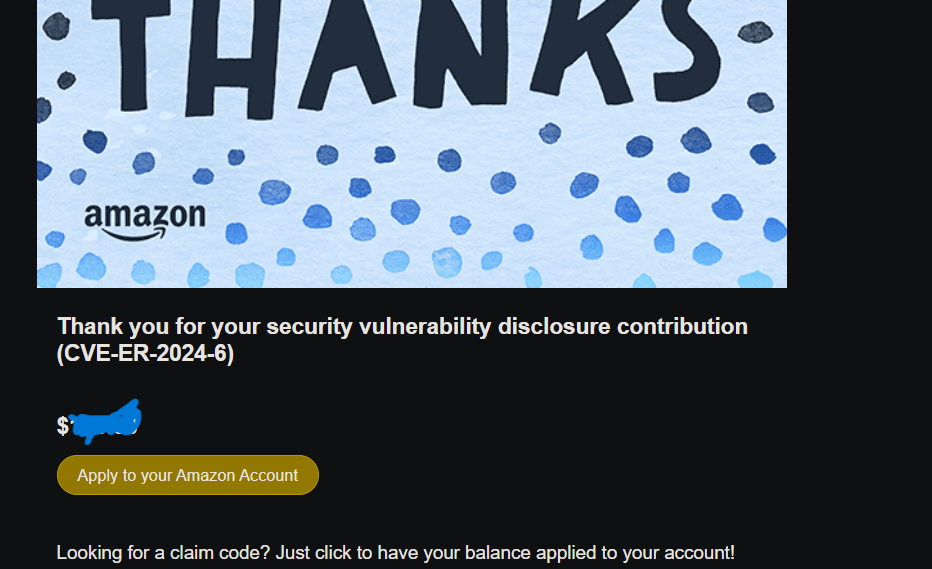 Amazon Security Contribution